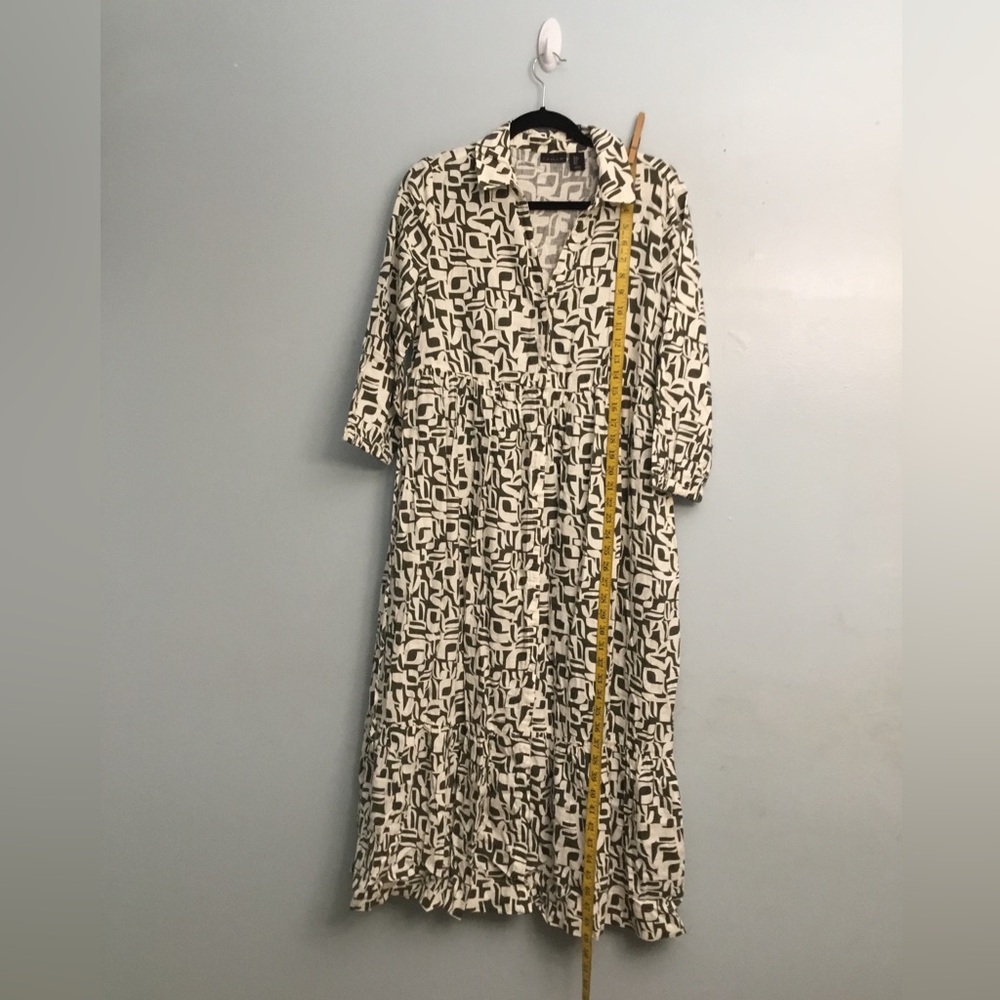 TAHARI Stylish Patterned Dress